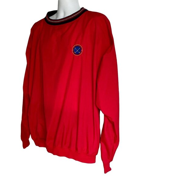 Payne Stewart Red Pullover Golf Jacket Windbreaker Big Tall XLT - Picture 3 of 11